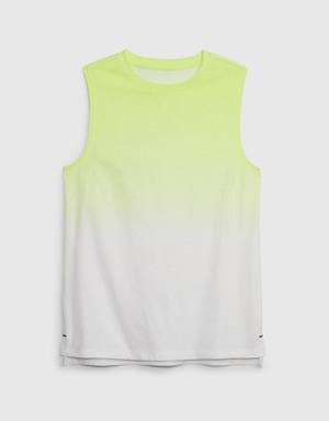 Gap Kids Graphic Muscle Tank Top purple