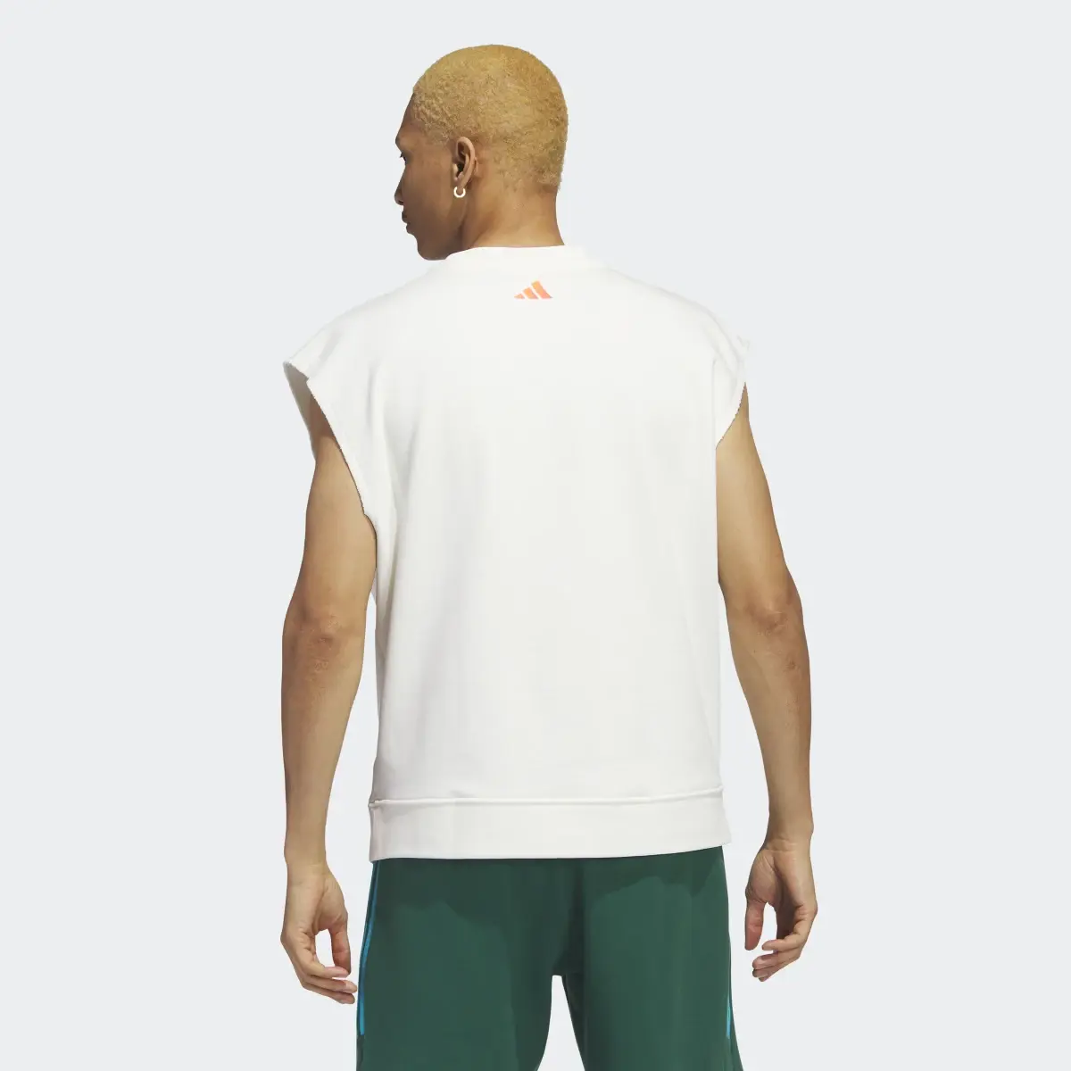 Adidas Trae Sleeveless Mock Tişört. 3