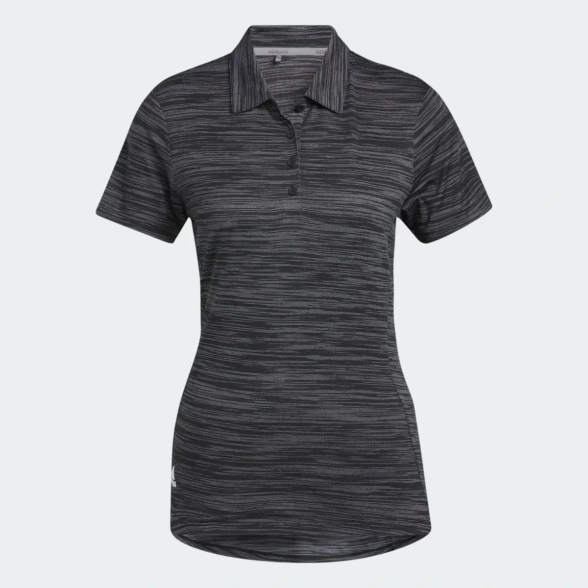 Adidas Space-Dyed Short-Sleeve Poloshirt. 1