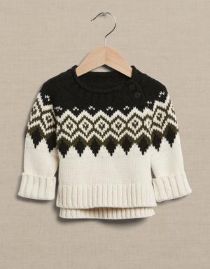 Fairisle Sweater for Baby multi
