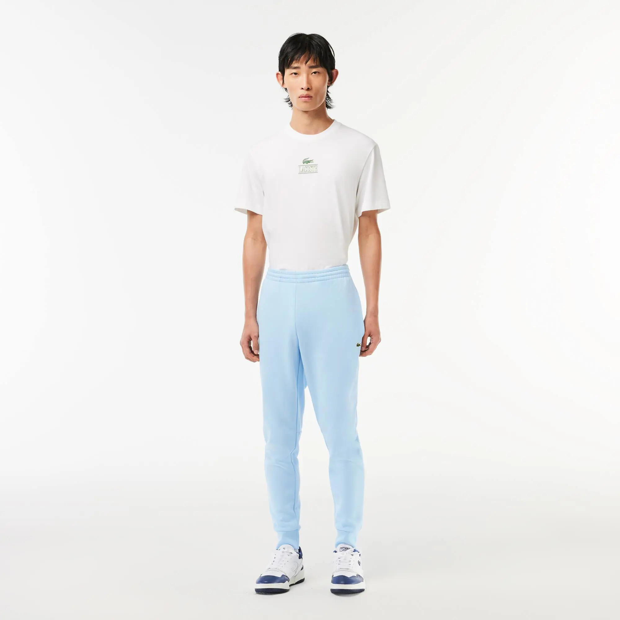 Lacoste Men's Lacoste Slim Fit Organic Cotton Fleece Jogger Trackpants. 1