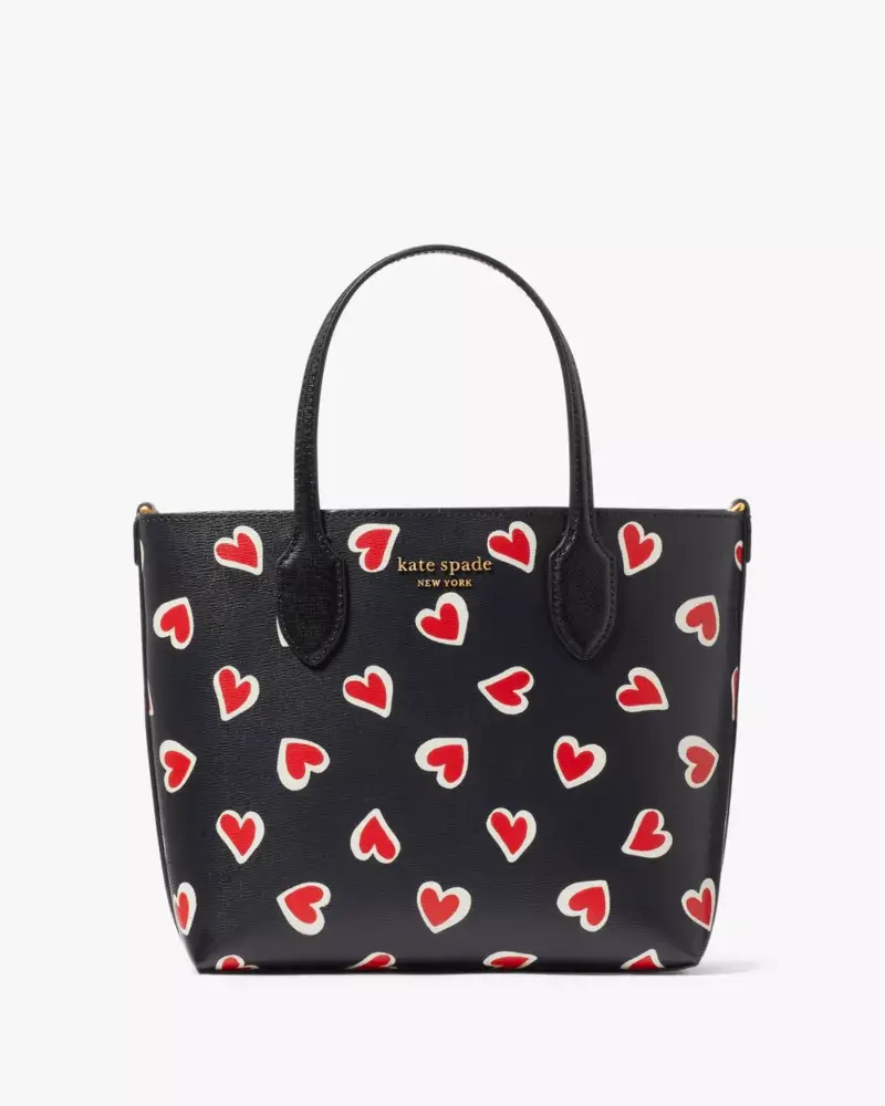 Kate Spade Bleecker Stencil Hearts Medium Crossbody Tote. 1