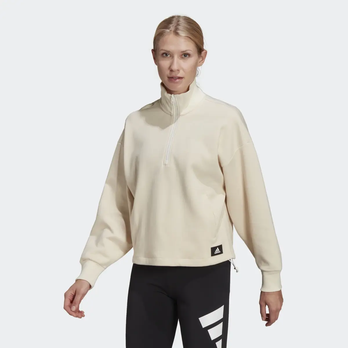 Adidas Sweatshirt Fecho a 1/4 Future Icons adidas Sportswear. 2