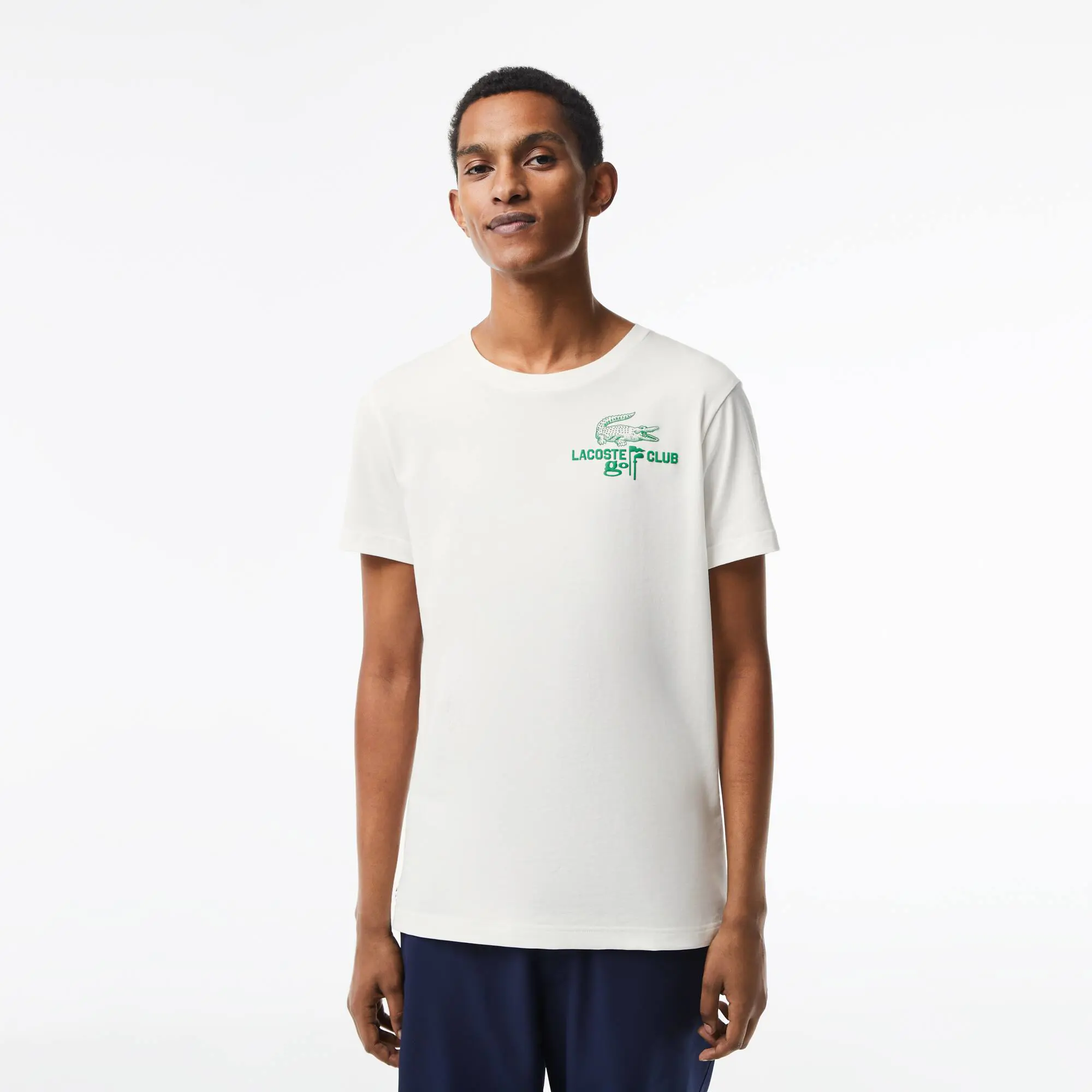 Lacoste Men’s Lacoste Golf Regular Fit Organic Cotton T-shirt. 1