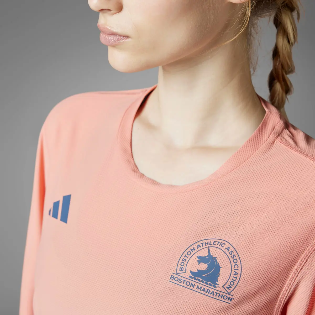 Adidas Boston Marathon® 2024 Own the Run Long Sleeve Tee. 3