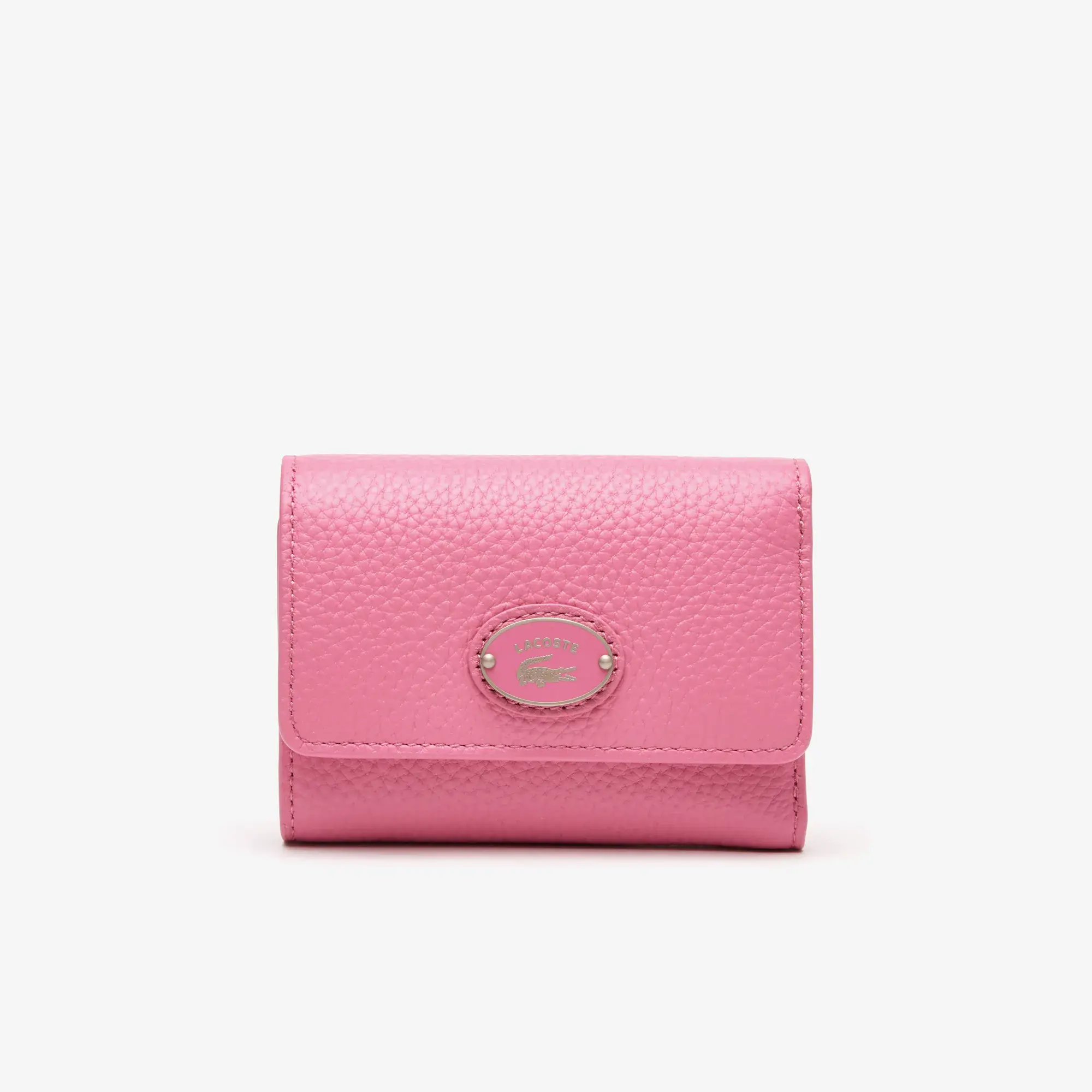 Lacoste Women’s Top Grain Leather Flap Close Wallet. 1