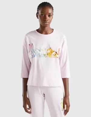 pokémon top in long fiber cotton