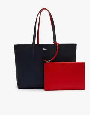 Lacoste Women's Anna Reversible Two-Tone Tote. 2 Lacoste Women's Anna Reversible Two-Tone Tote. 2