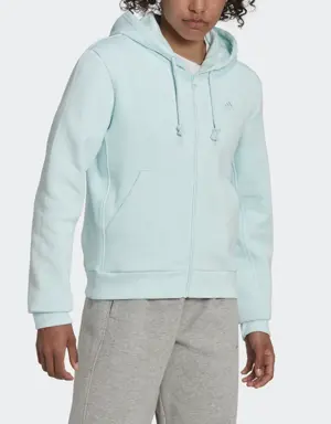 Adidas Veste à capuche entièrement zippée en molleton ALL SZN