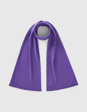 purple cashmere blend scarf