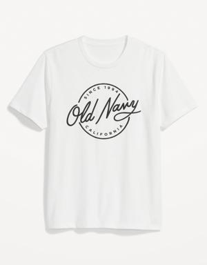 Old Navy Logo Graphic T-Shirt for Men white