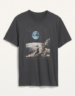 Old Navy Soft-Washed Graphic T-Shirt for Men black