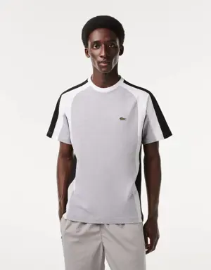 Lacoste T-shirt em jersey de algodão em color block Lacoste para homem