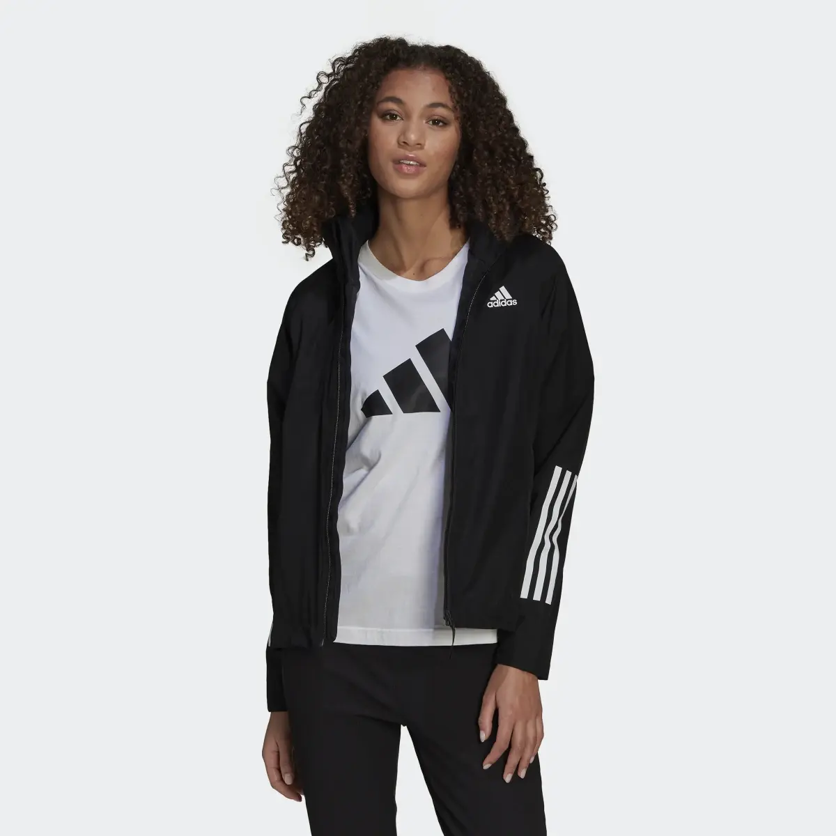 Adidas BSC 3-Stripes RAIN.RDY Jacket. 2