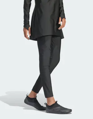 Adidas 3-Stripes Swim Leggings. 3 Adidas 3-Stripes Swim Leggings. 3