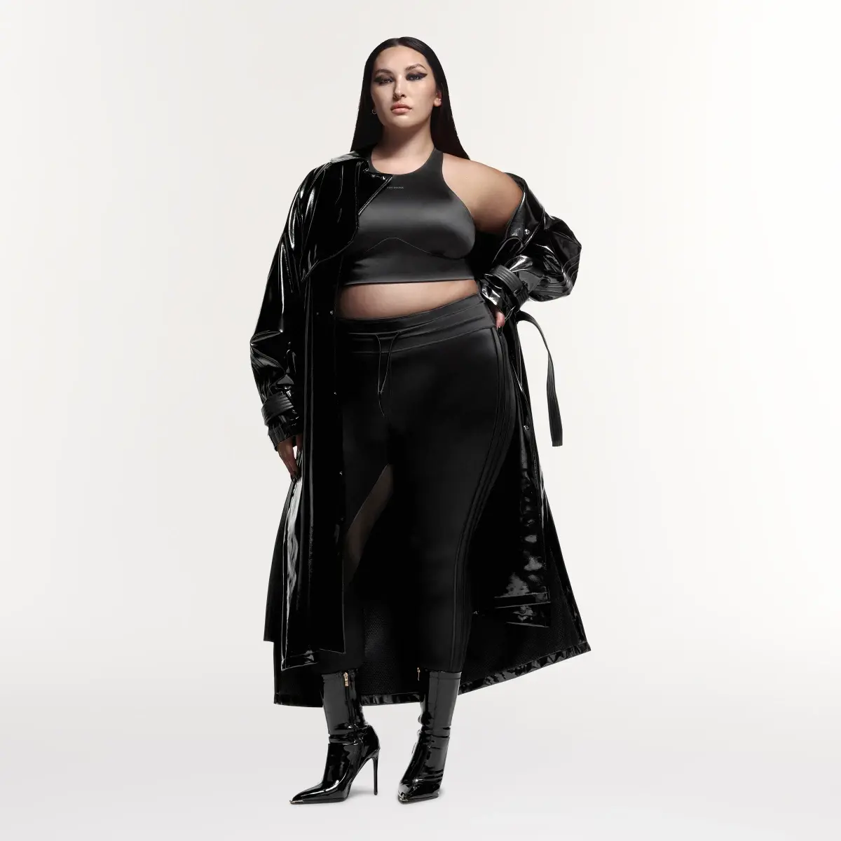 Adidas Shiny Tights (Plus Size). 1