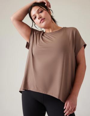 Athleta With Ease Tee beige