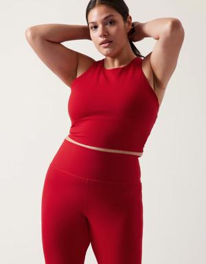 Athleta Conscious Crop Bra D&#45DD red