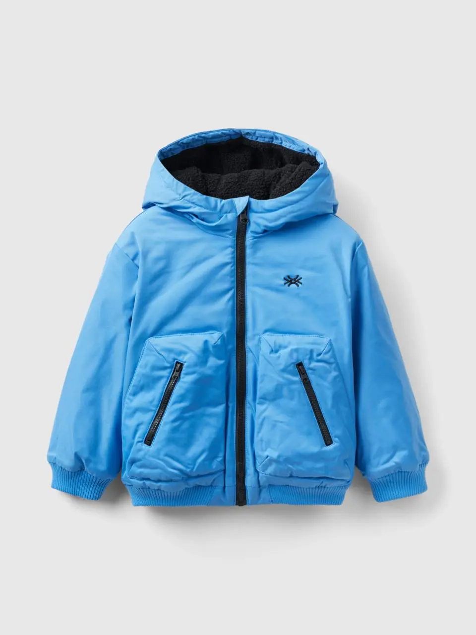 Benetton oversized fit padded bomber jacket. 1