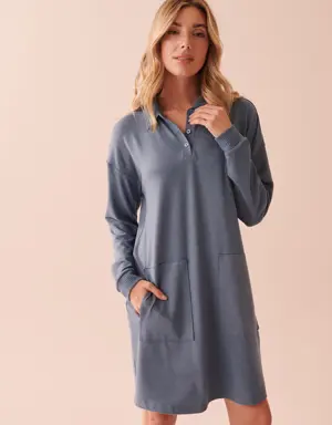 Soft Knit Long Sleeve Sleepshirt