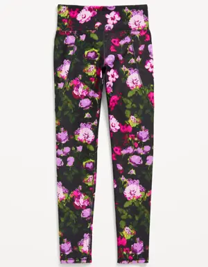Old Navy High-Waisted PowerSoft 7/8 Leggings for Girls purple