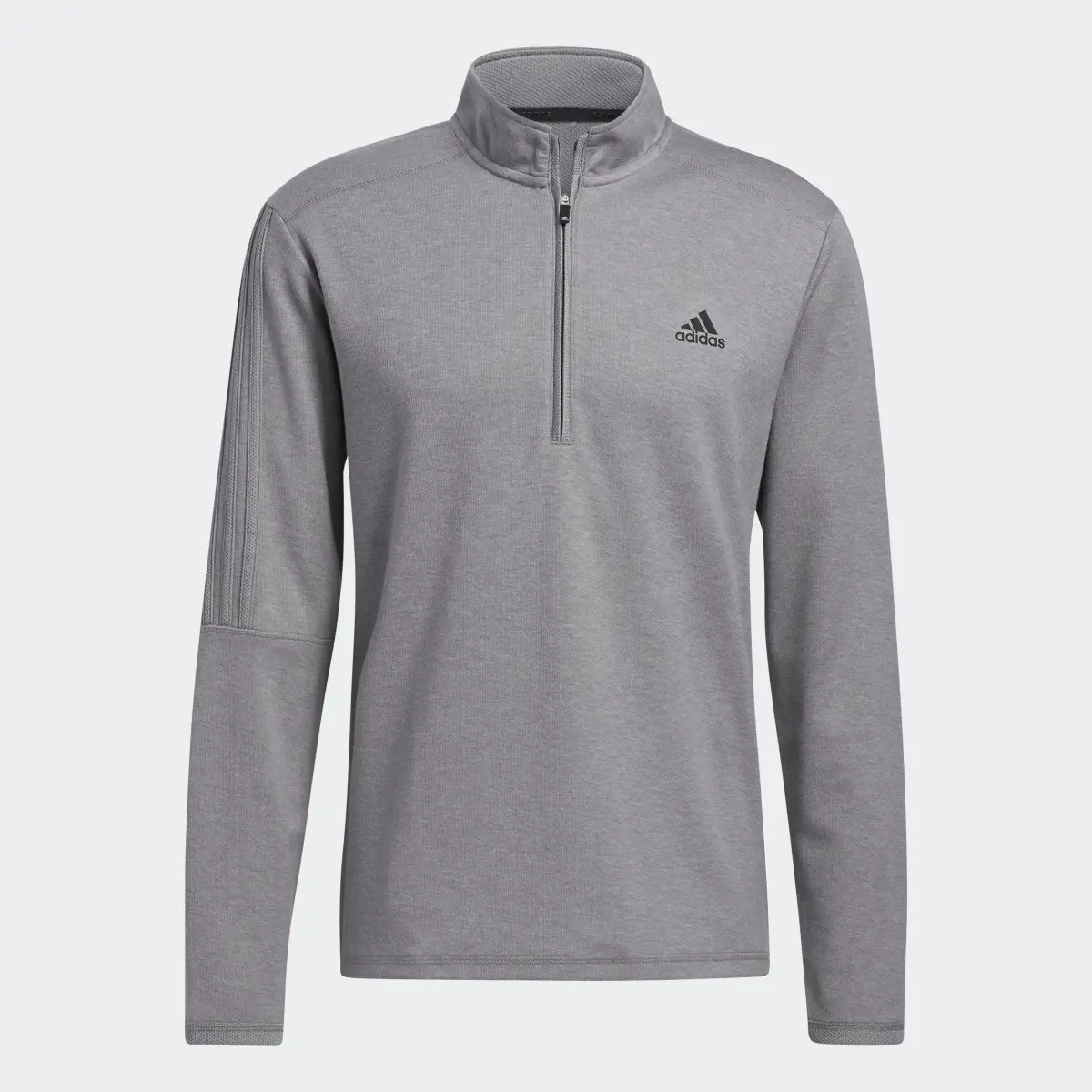 Adidas 3-Stripes Quarter-Zip Pullover. 1