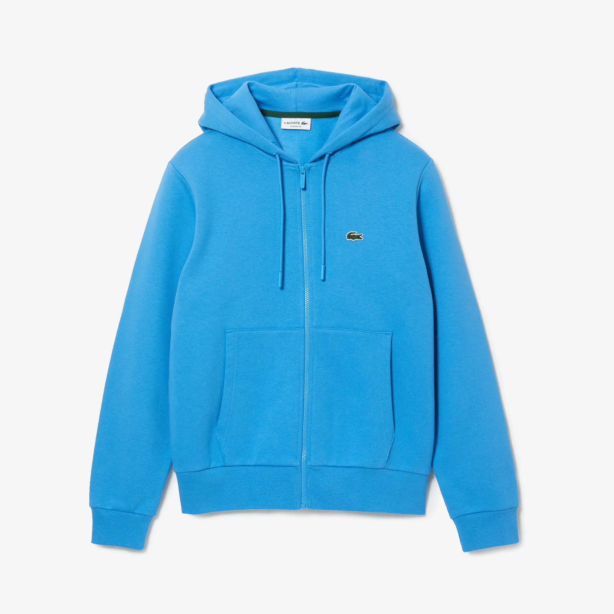 Lacoste Men's Kangaroo Pocket Zip-Up Fleece Hoodie. 2 Lacoste Men's Kangaroo Pocket Zip-Up Fleece Hoodie. 2