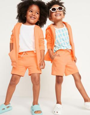 Old Navy Unisex Functional Drawstring Pull-On Shorts for Toddler orange