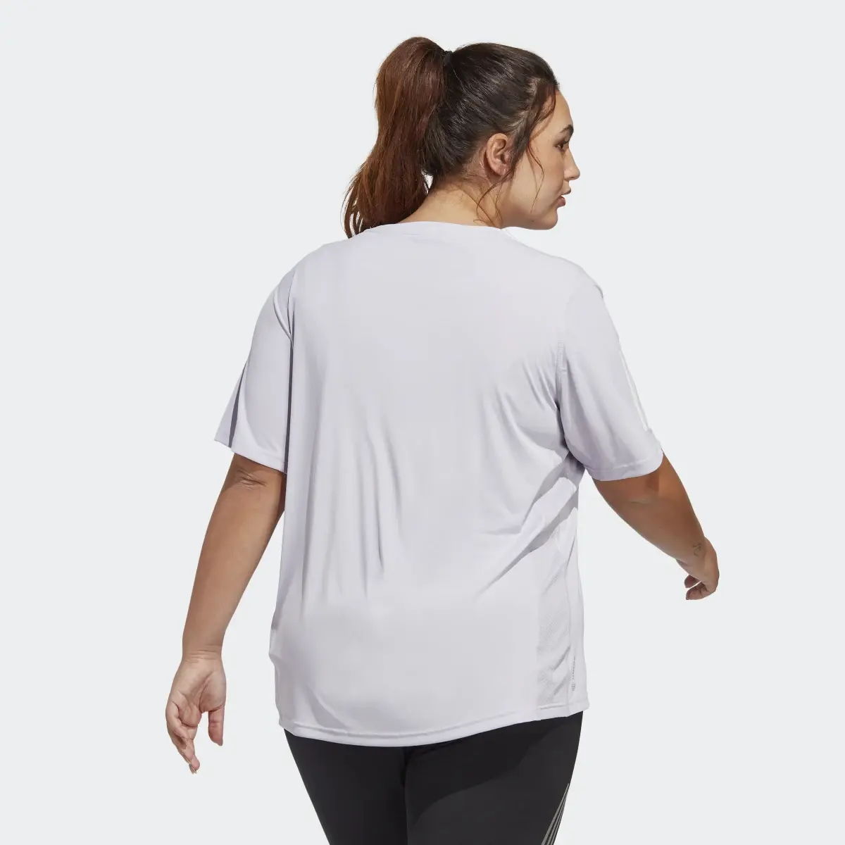 Adidas Own the Run T-Shirt (Plus Size). 3
