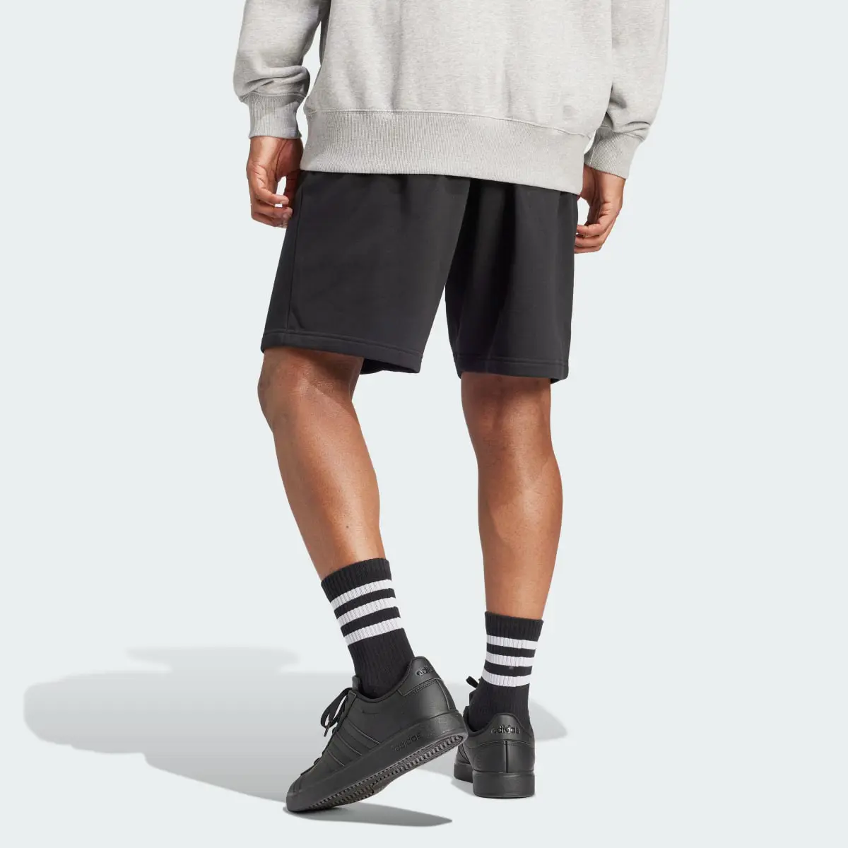 Adidas ALL SZN Fleece Shorts. 2