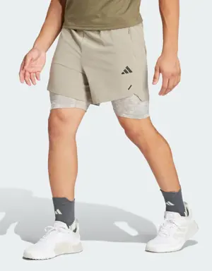 Adidas Power Workout 2-in-1 Shorts