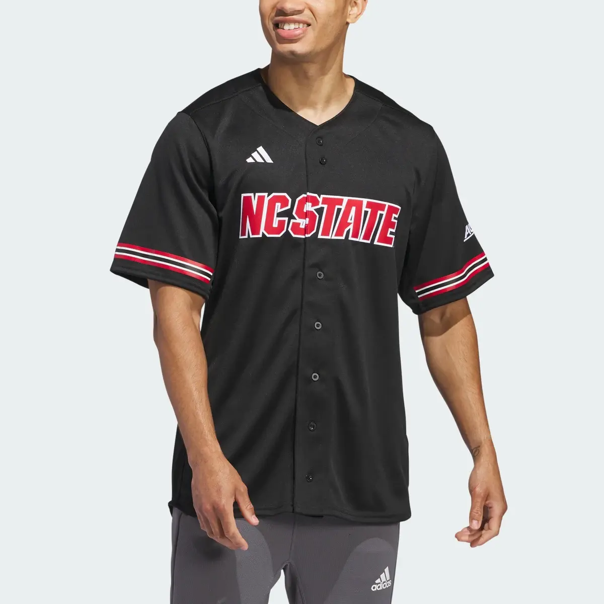 Adidas NC State Baseball Jersey. 1