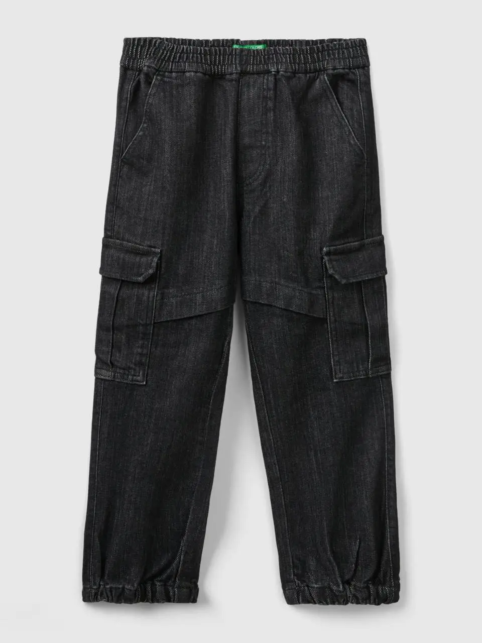 Benetton jogger fit jeans with pockets. 1