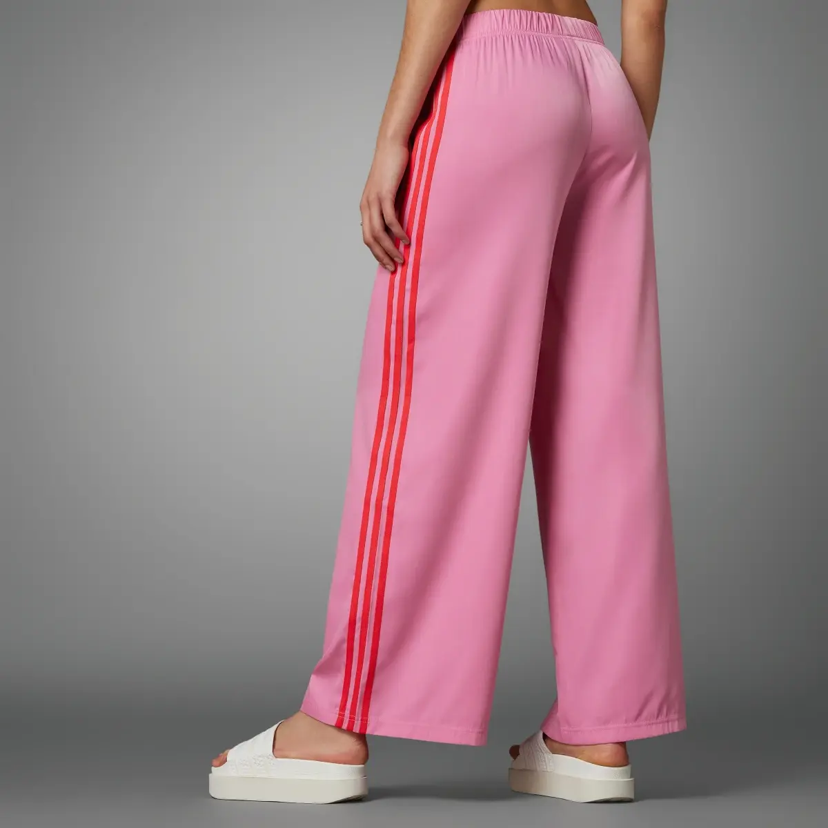 Adidas Island Club Wide Leg Tracksuit Bottoms. 2