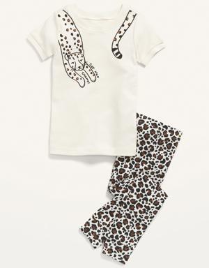 Unisex Printed Snug-Fit Pajama Set for Toddler & Baby multi