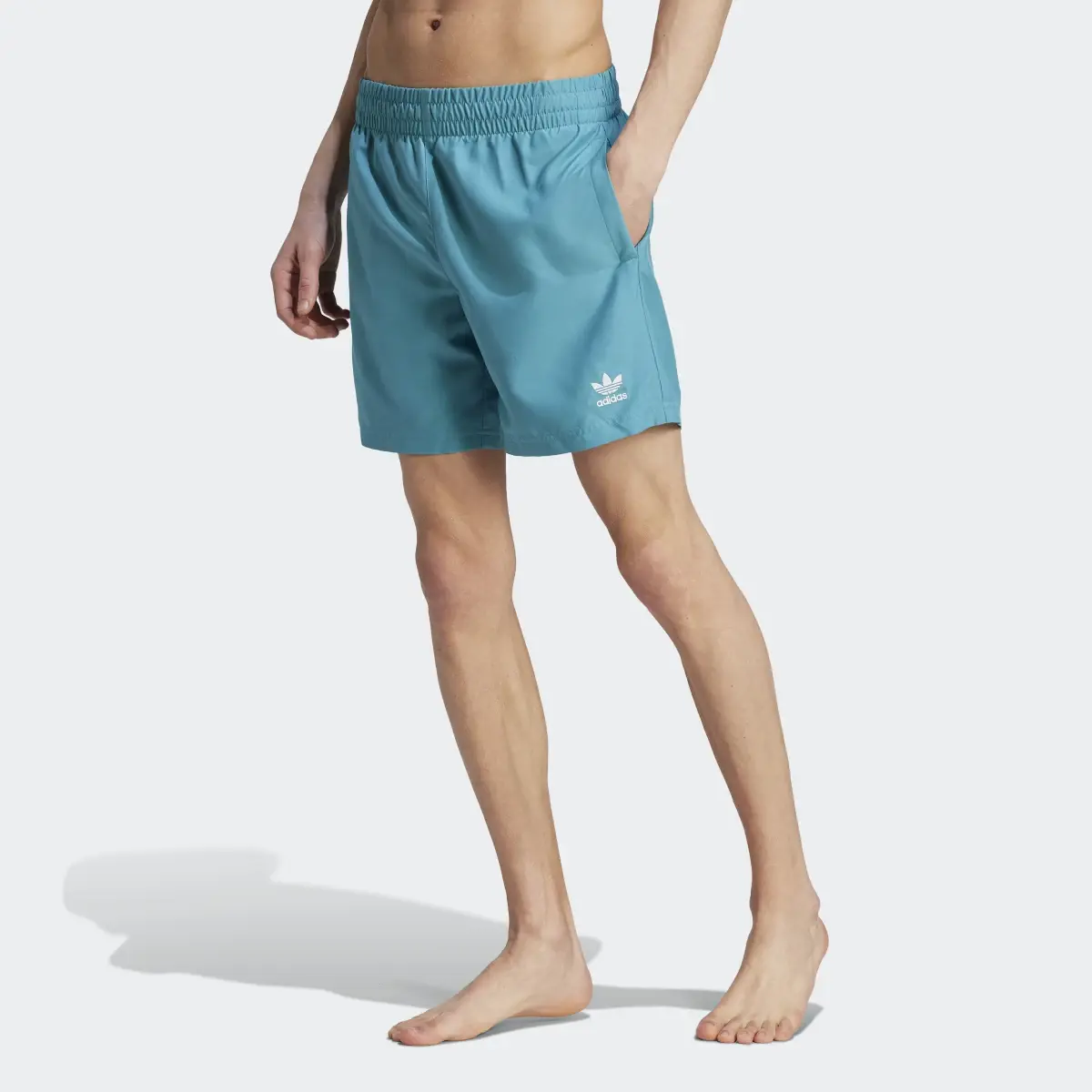 Adidas Originals Essentials Solid Swim Shorts. 2