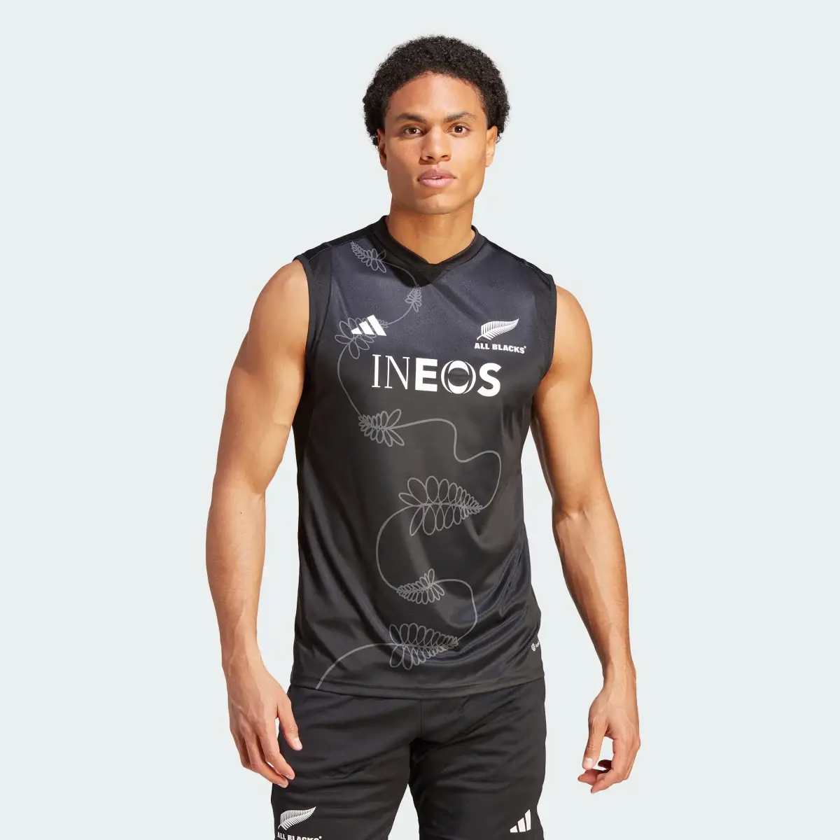 Adidas All Blacks Rugby Performance Singlet. 2