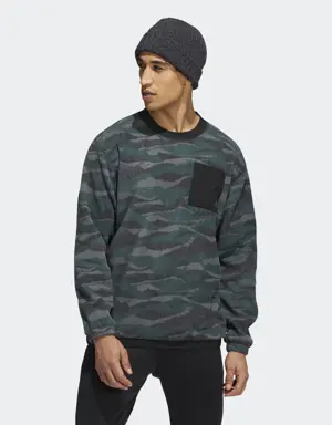Texture-Print Sweatshirt