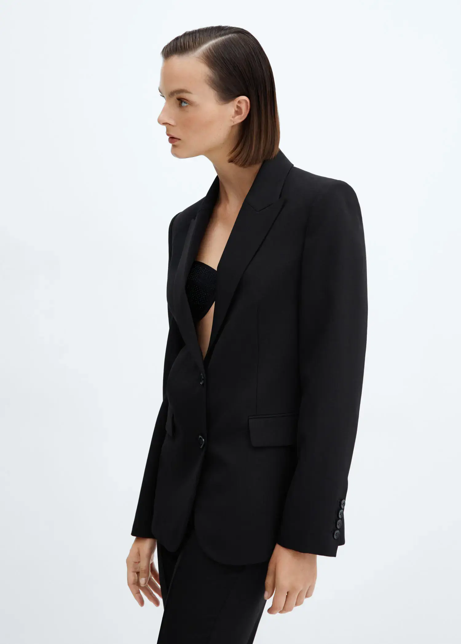 Mango Suit blazer with buttons. 1