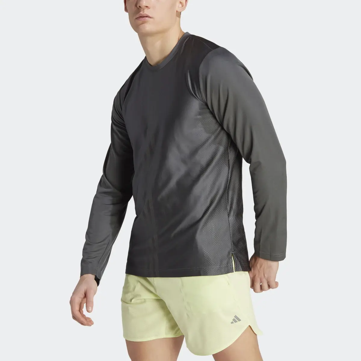 Adidas Maglia da allenamento HIIT Vis-Tech Long Sleeve. 1