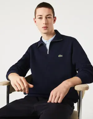Lacoste Men's Half-Zip Cotton Sweatshirt