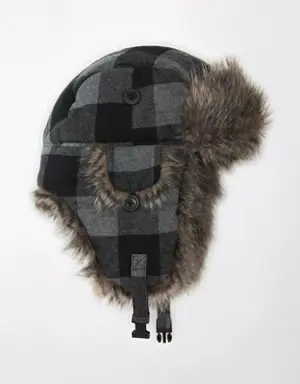 Printed Trapper Hat