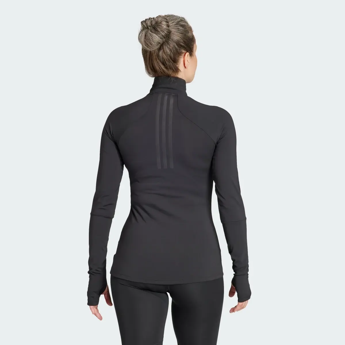 Adidas Techfit COLD.RDY 1/4 Zip Long Sleeve Training Top - HY3215