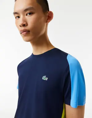 Lacoste T-shirt de ténis com estampado do crocodilo Lacoste SPORT para homem