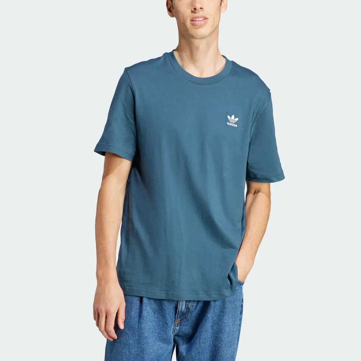 Adidas Trefoil Essentials Tee. 1