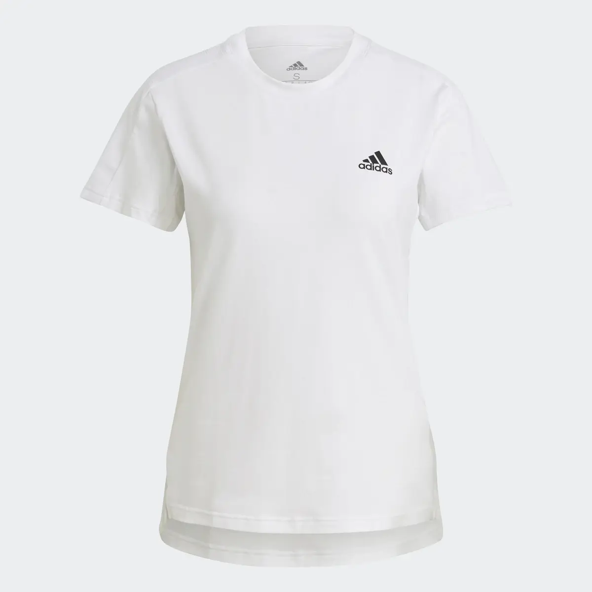 Adidas Playera adidas Women Designed To Move Aeroready 3 Franjas. 1