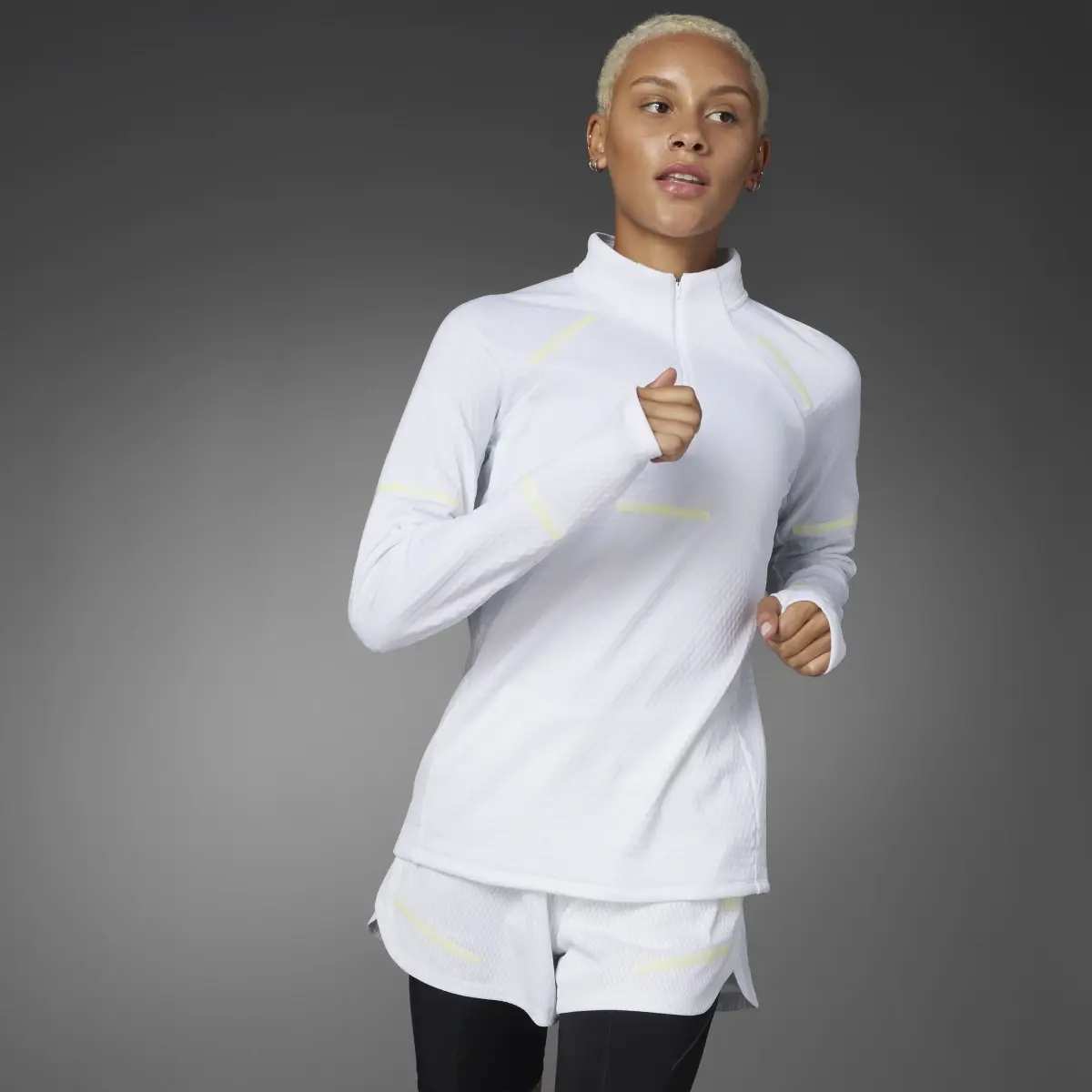 Adidas Reflect At Night X-City Long Sleeve Running Top. 1