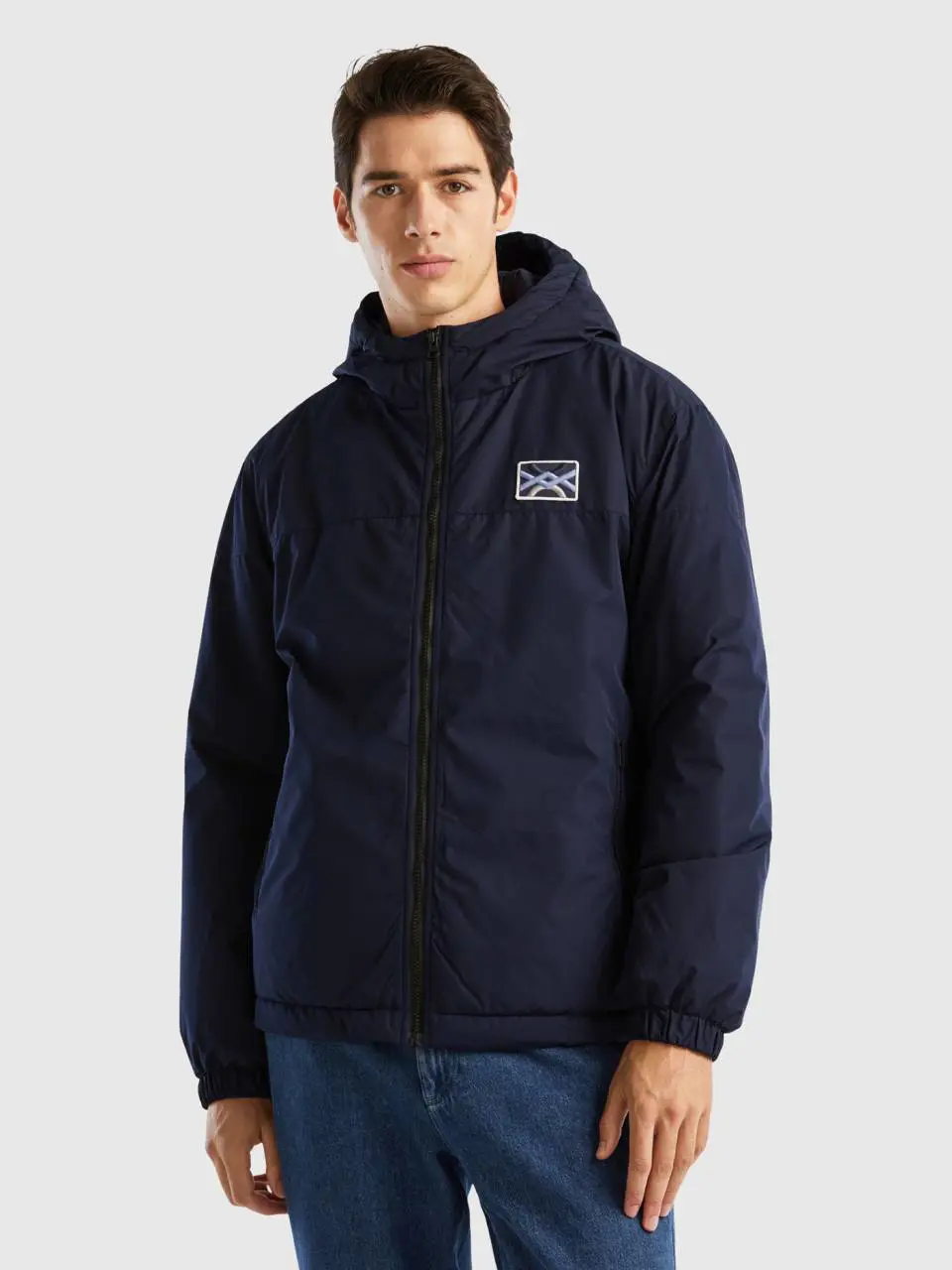 Benetton "rain defender" hooded jacket. 1