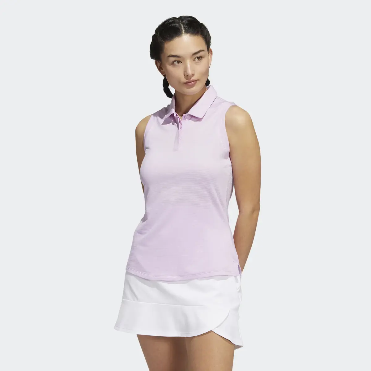 Adidas Sleeveless Polo Shirt. 2