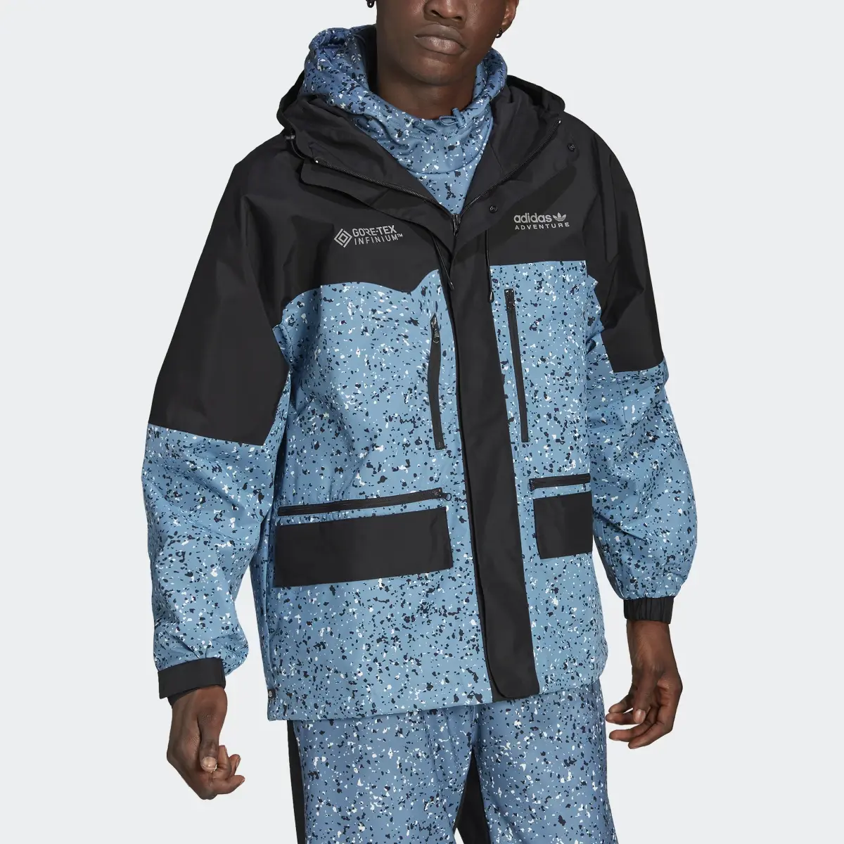 Adidas Adventure Winter Allover Print GORE-TEX Jacket. 1